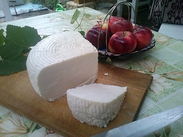 Adyghe cheese, a famous Circassian dairy product